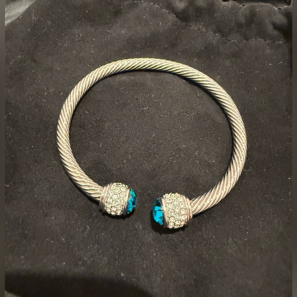 Swarovski Crystals Silver Bracelet